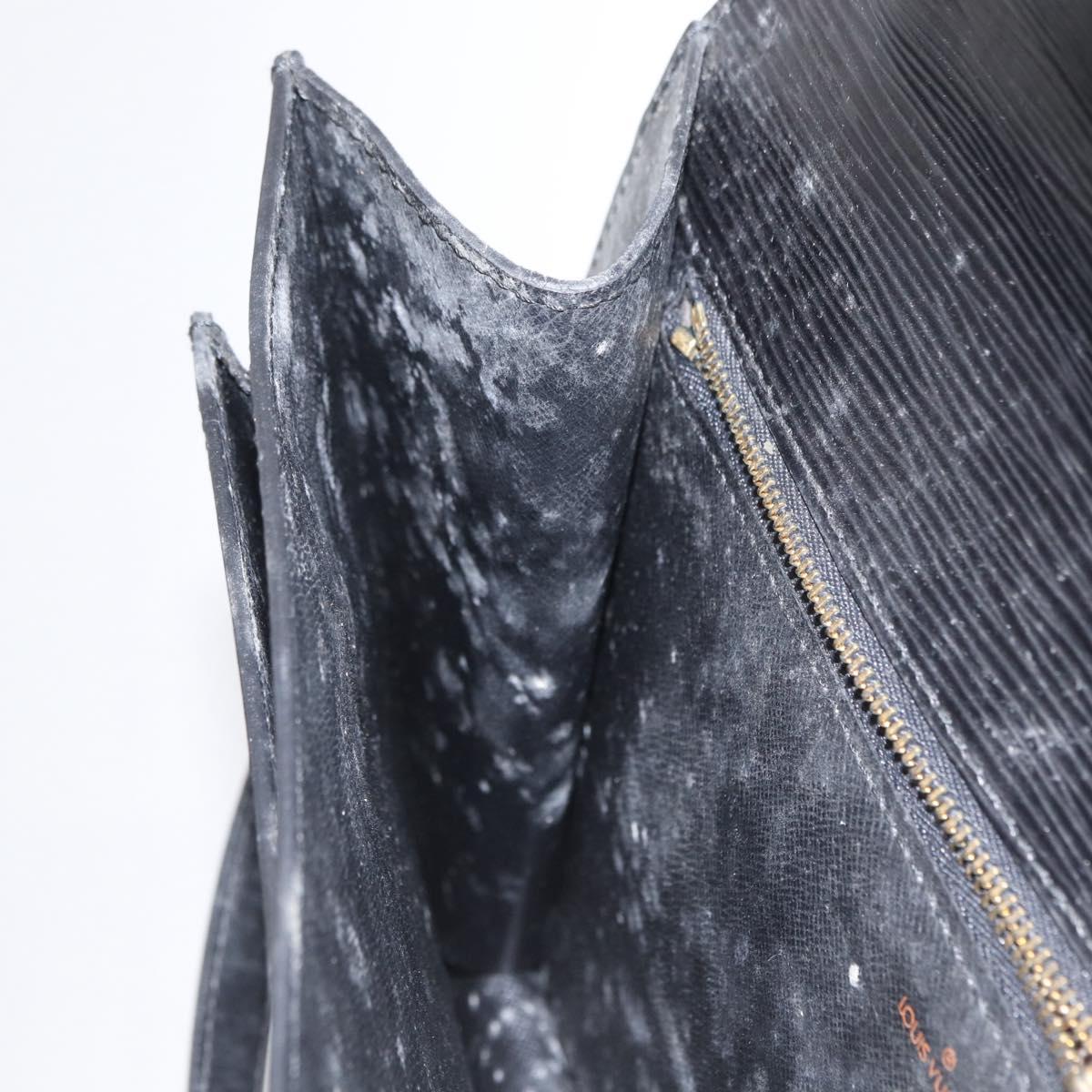 LOUIS VUITTON Epi Monceau 28 Hand Bag Black M52122 LV Auth bs32421