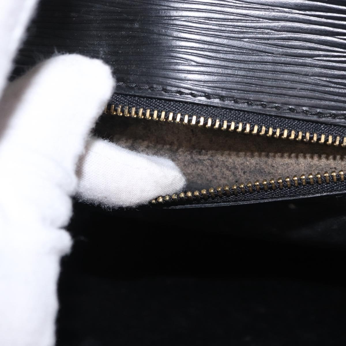 LOUIS VUITTON Epi Monceau 28 Hand Bag Black M52122 LV Auth bs32421