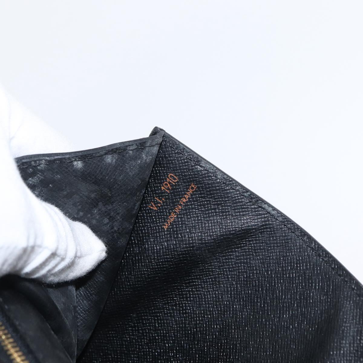 LOUIS VUITTON Epi Monceau 28 Hand Bag Black M52122 LV Auth bs32421