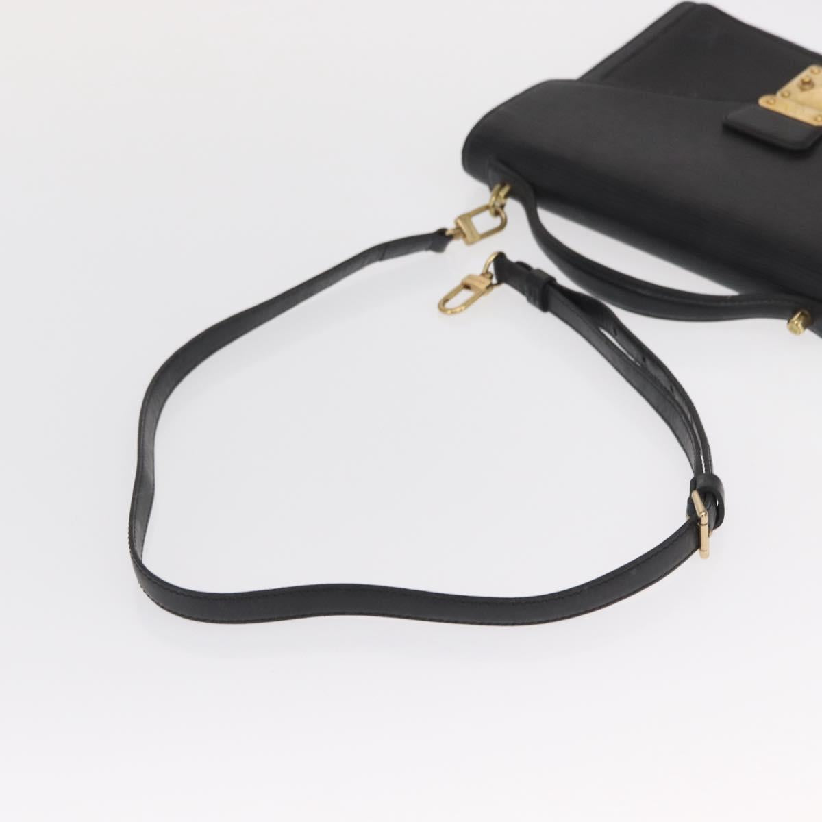 LOUIS VUITTON Epi Monceau 28 Hand Bag Black M52122 LV Auth bs32421