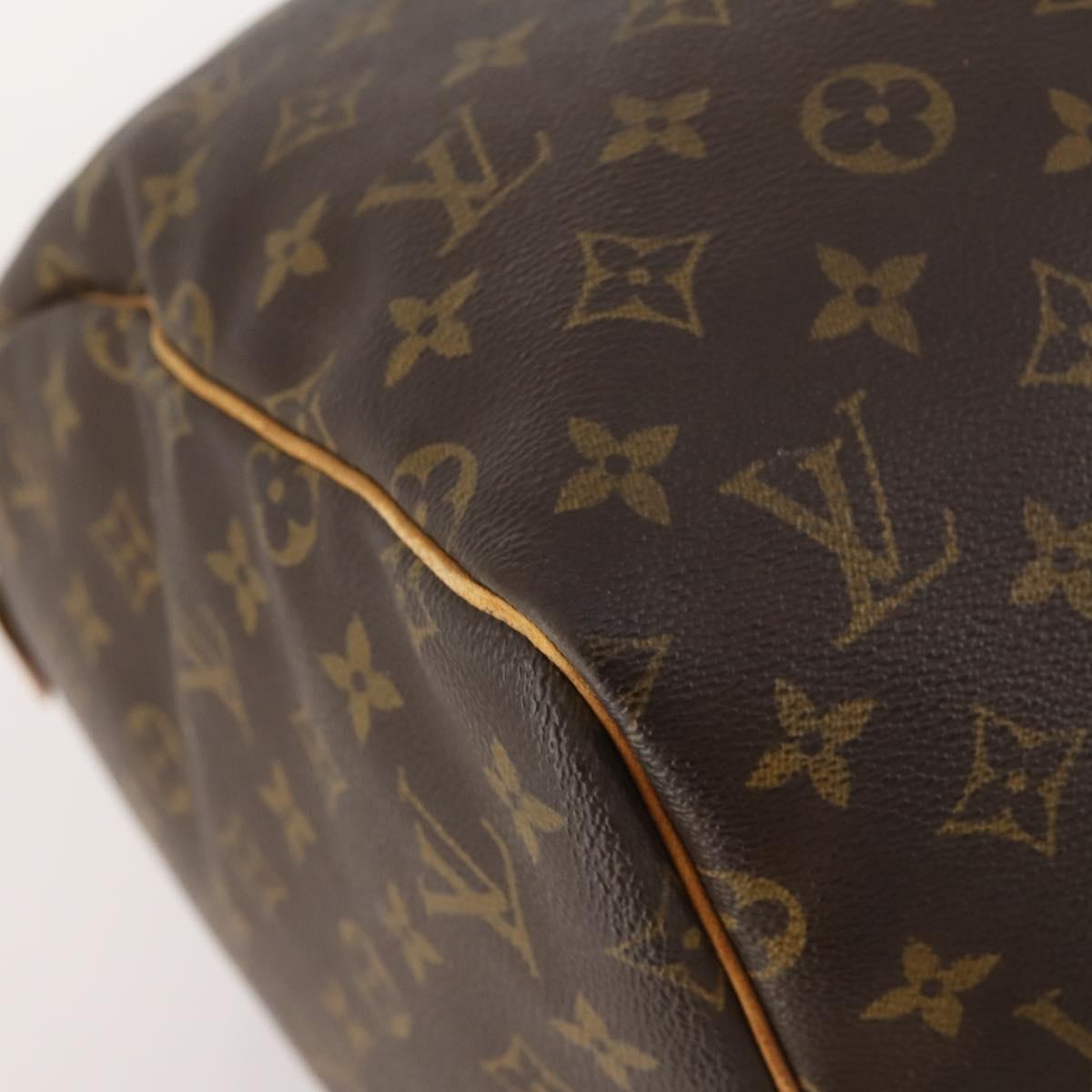 LOUIS VUITTON Monogram Keepall 55 Boston Bag M41424 LV Auth bs32469