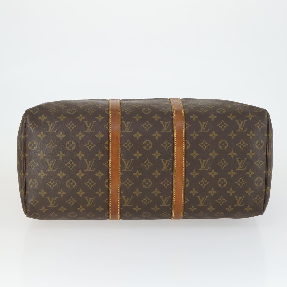 LOUIS VUITTON Monogram Keepall 50 Boston Bag M41426 LV Auth bs32470