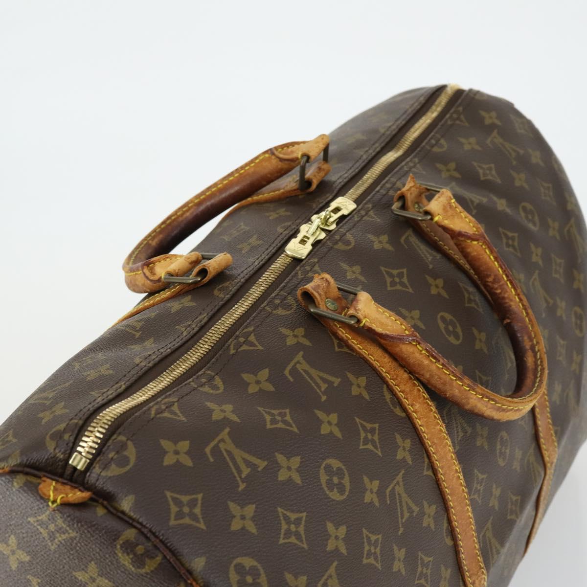 LOUIS VUITTON Monogram Keepall 50 Boston Bag M41426 LV Auth bs32470
