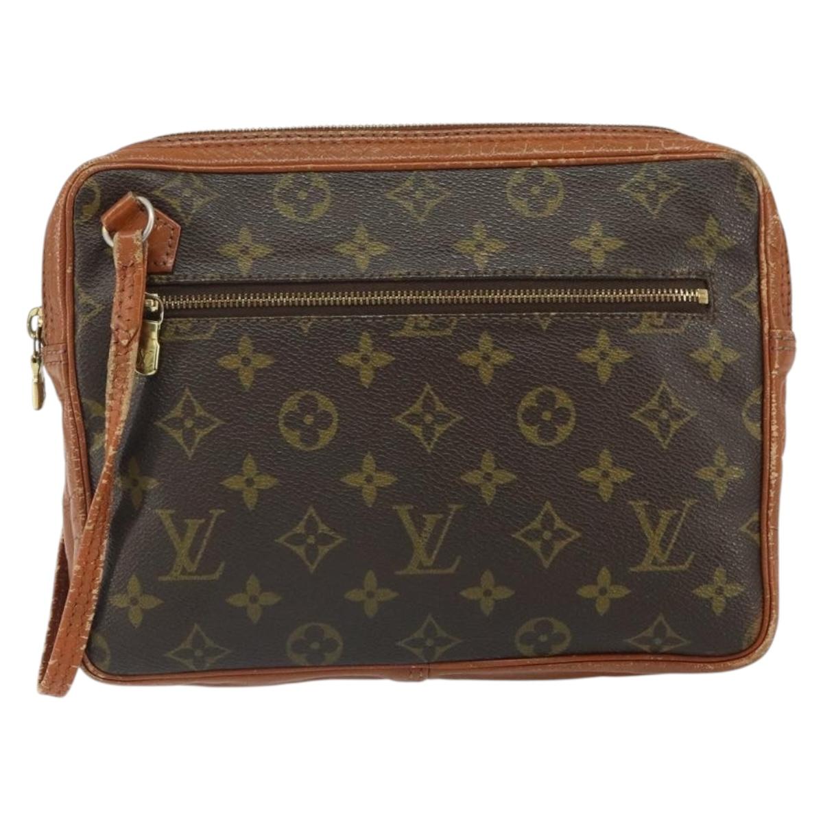 LOUIS VUITTON Monogram Pochette Sports Clutch Bag N0.183 LV Auth bs32480