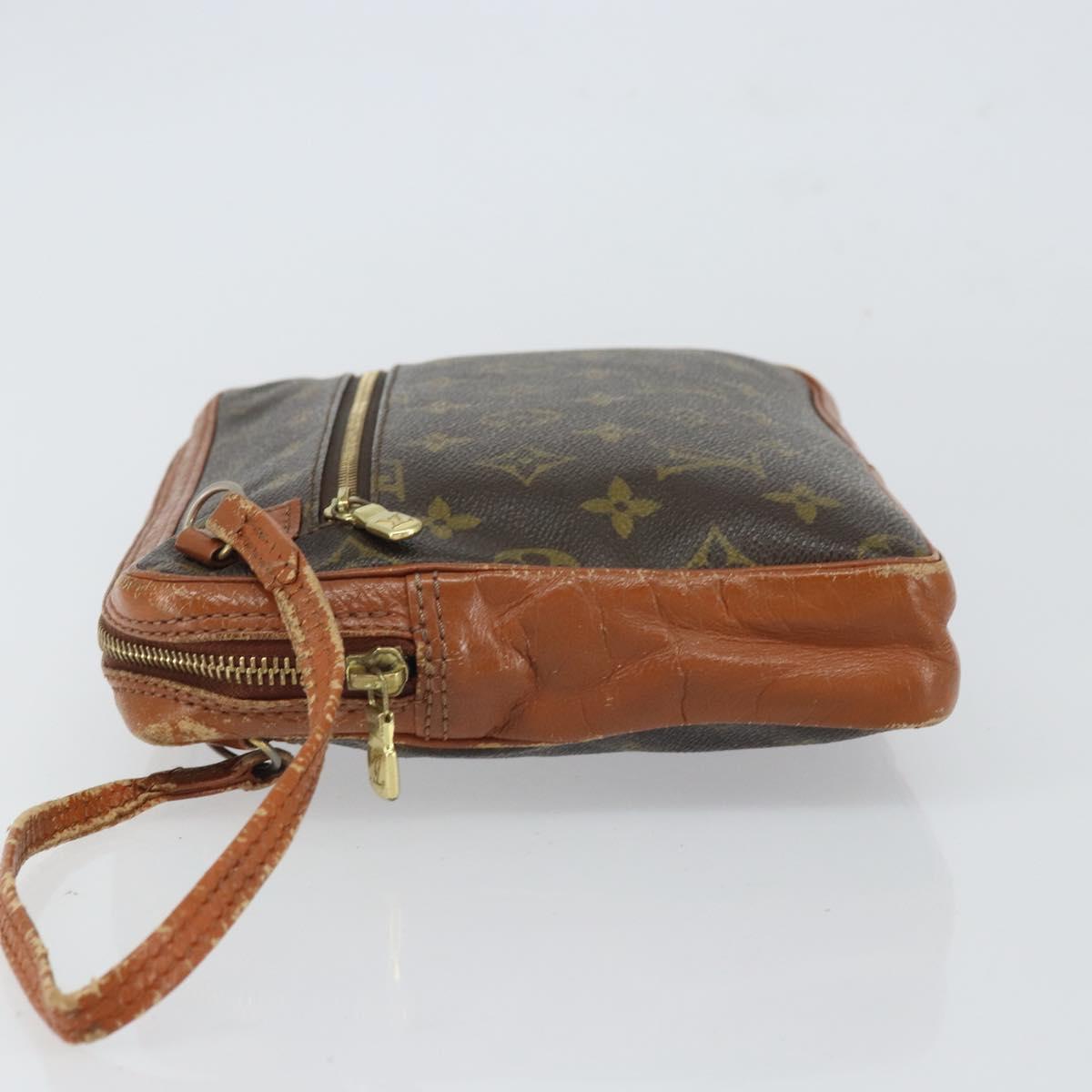 LOUIS VUITTON Monogram Pochette Sports Clutch Bag N0.183 LV Auth bs32480