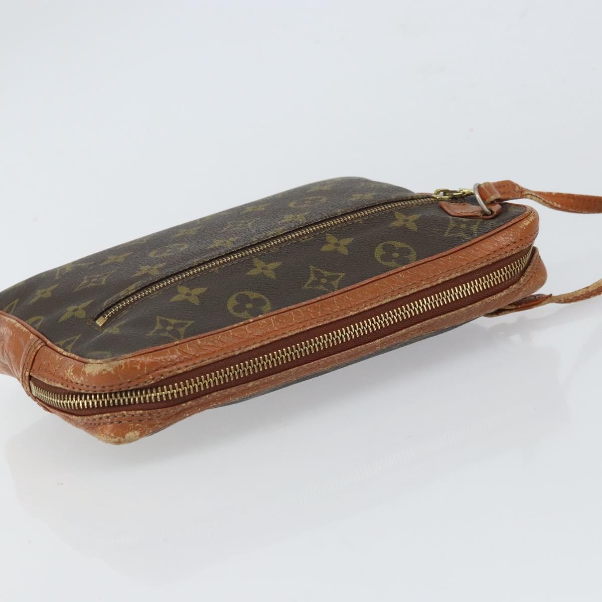 LOUIS VUITTON Monogram Pochette Sports Clutch Bag N0.183 LV Auth bs32480