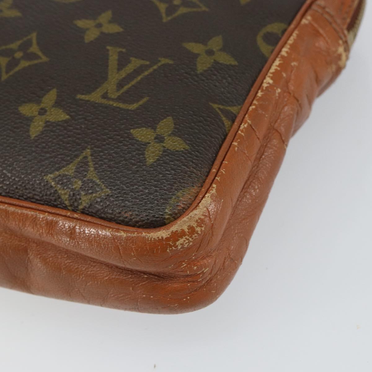 LOUIS VUITTON Monogram Pochette Sports Clutch Bag N0.183 LV Auth bs32480