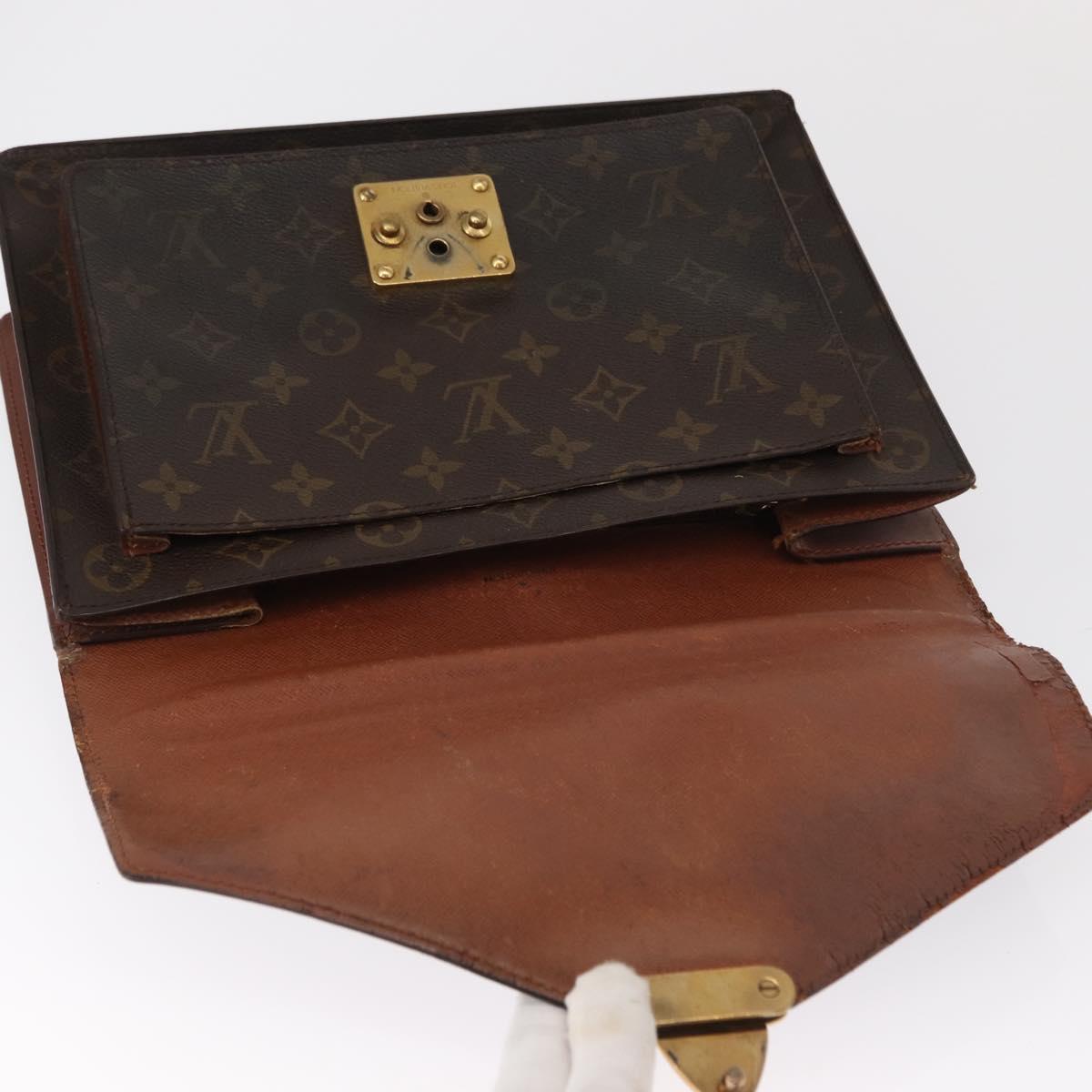 LOUIS VUITTON Monogram Monceau 28 Hand Bag M51185 LV Auth bs32481