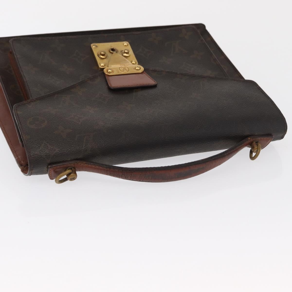LOUIS VUITTON Monogram Monceau 28 Hand Bag M51185 LV Auth bs32481