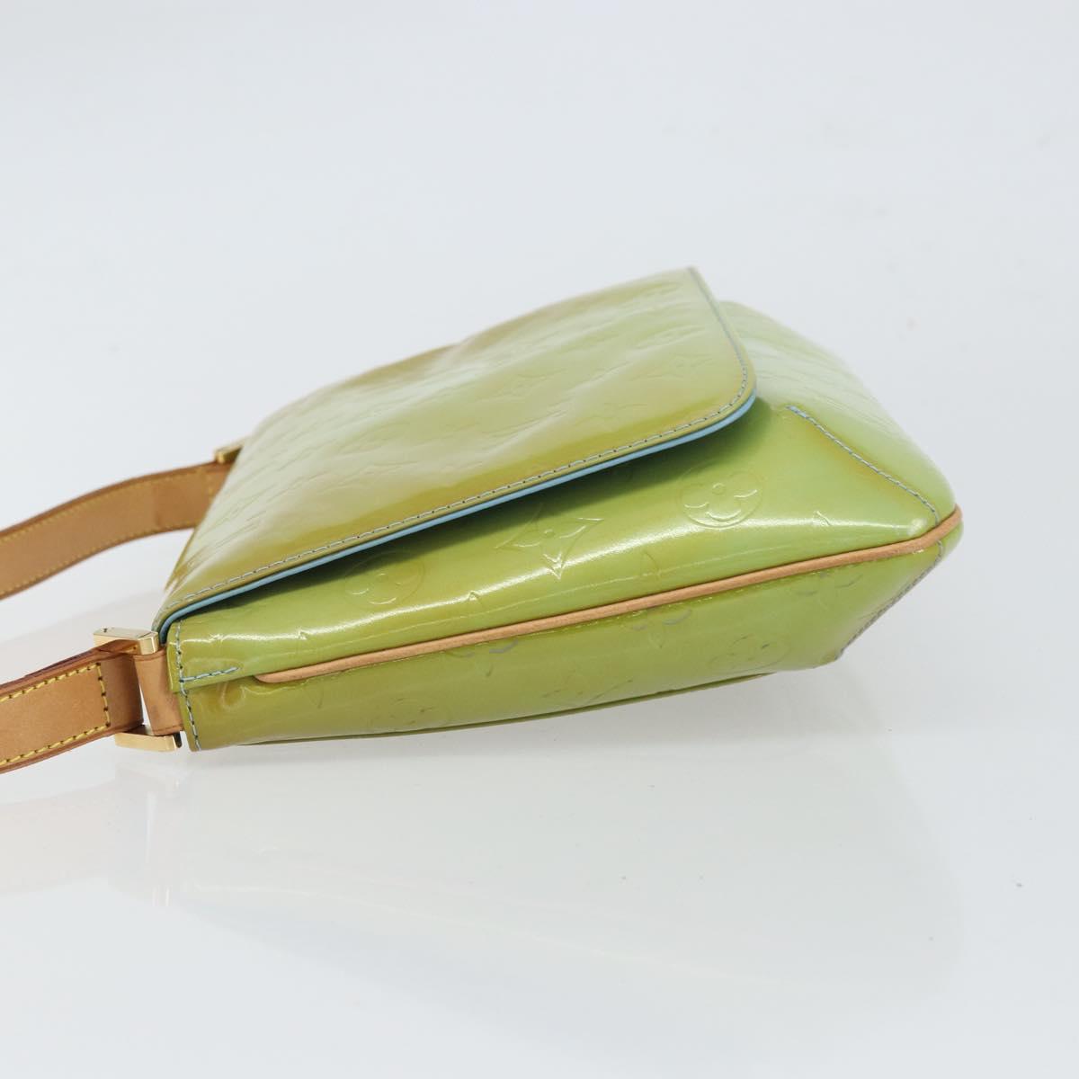 LOUIS VUITTON Monogram Vernis Thompson Street Bag Baby Blue M91009 Auth bs32484