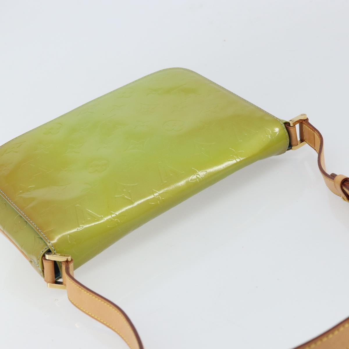 LOUIS VUITTON Monogram Vernis Thompson Street Bag Baby Blue M91009 Auth bs32484