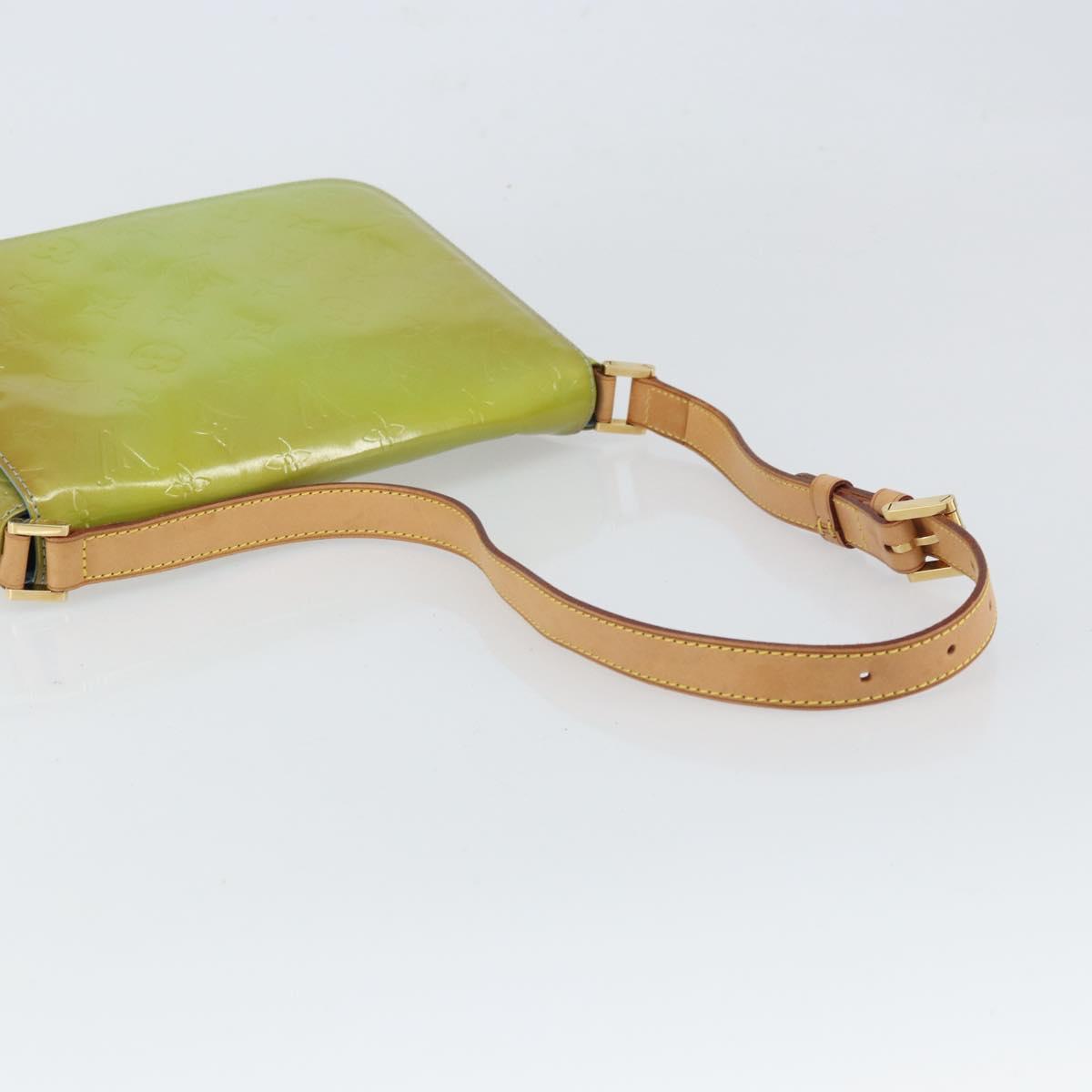 LOUIS VUITTON Monogram Vernis Thompson Street Bag Baby Blue M91009 Auth bs32484