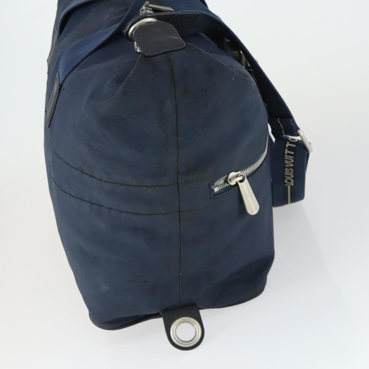 LOUIS VUITTON LV Cup jenker Boston Bag 2way Navy M80703 LV Auth bs32488