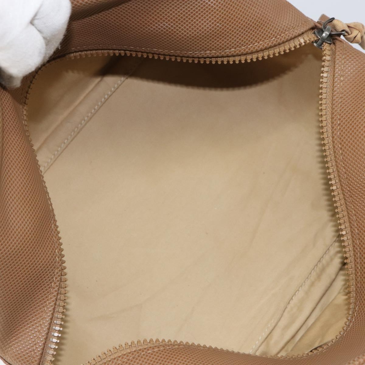 BOTTEGA VENETA Hand Bag Leather Brown Auth bs32515