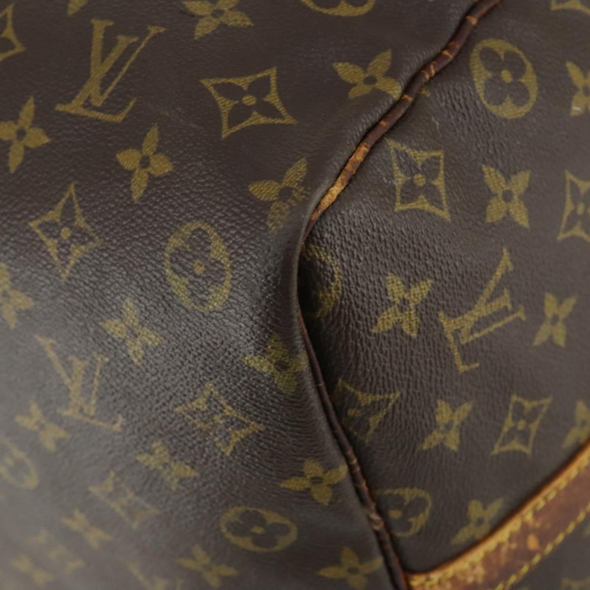 LOUIS VUITTON Monogram Keepall Bandouliere 60 Boston Bag M41412 LV Auth bs32518