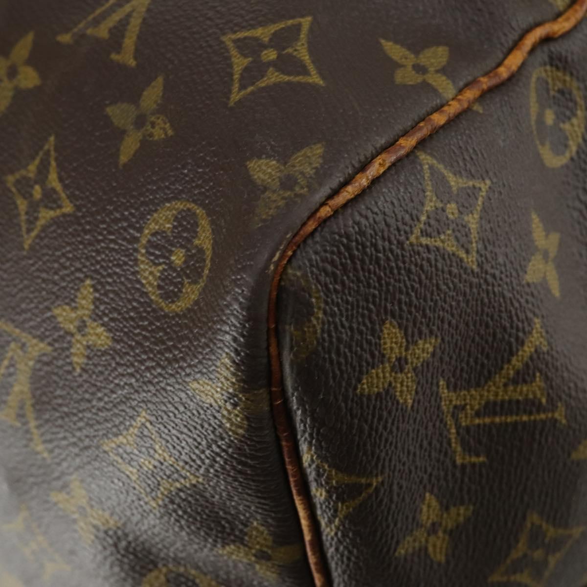 LOUIS VUITTON Monogram Keepall Bandouliere 60 Boston Bag M41412 LV Auth bs32518