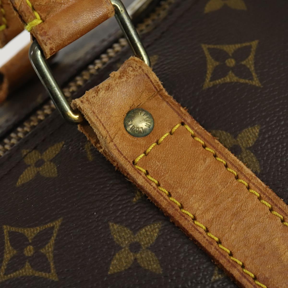 LOUIS VUITTON Monogram Keepall Bandouliere 60 Boston Bag M41412 LV Auth bs32518