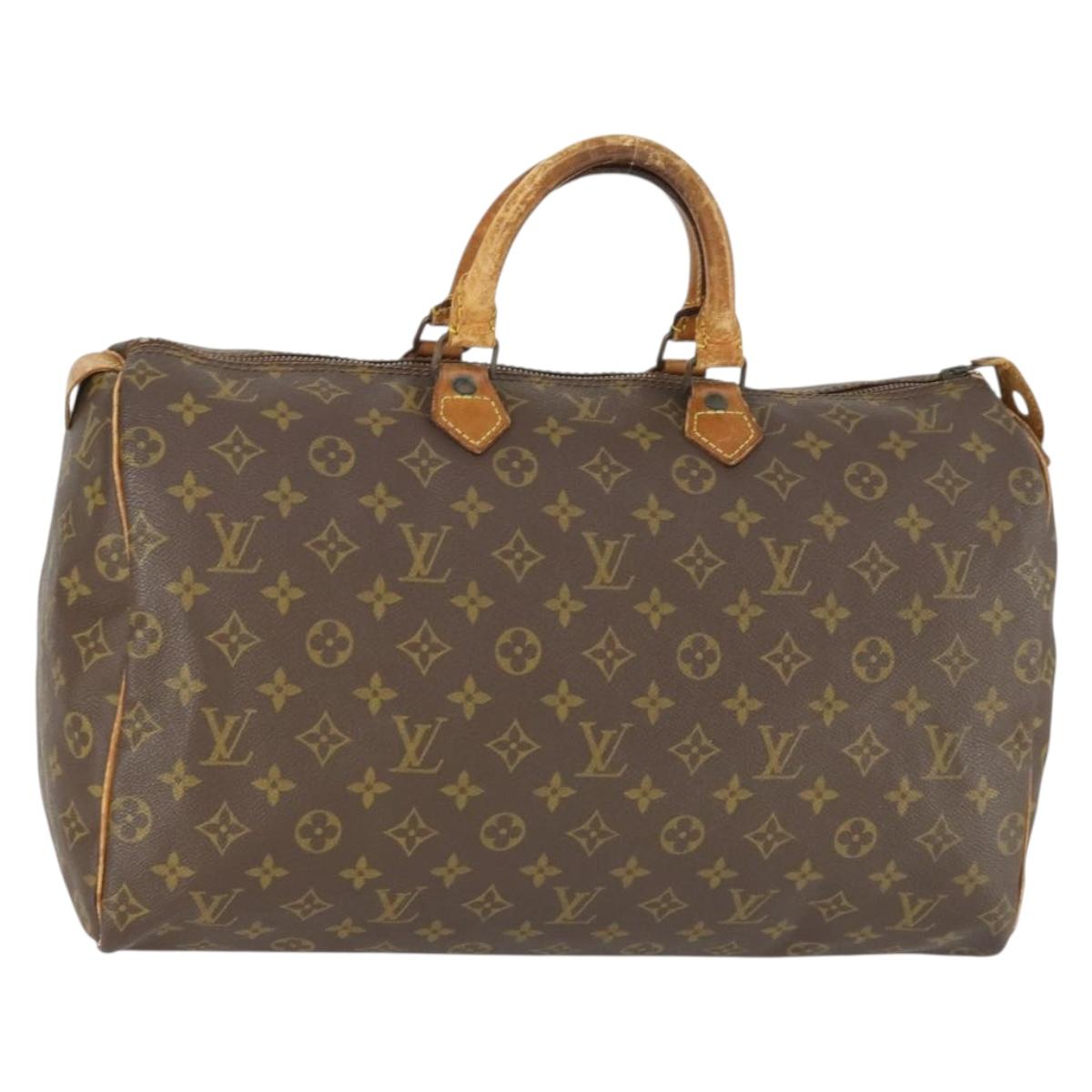 LOUIS VUITTON Monogram Speedy 40 Hand Bag Vintage M41522 LV Auth bs32519