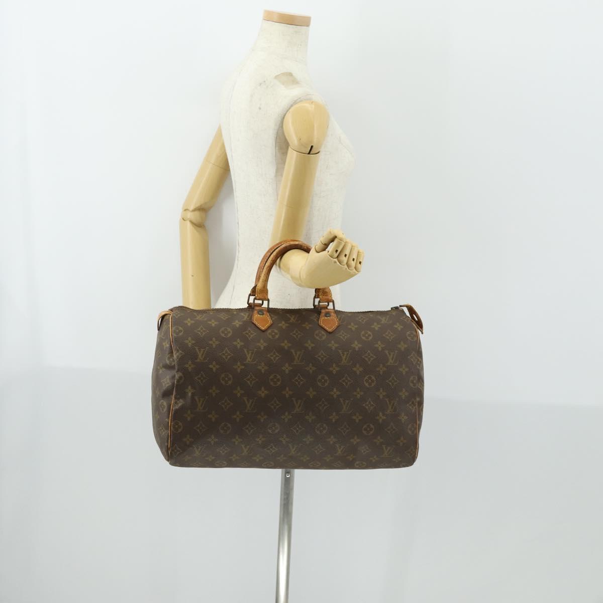 LOUIS VUITTON Monogram Speedy 40 Hand Bag Vintage M41522 LV Auth bs32519