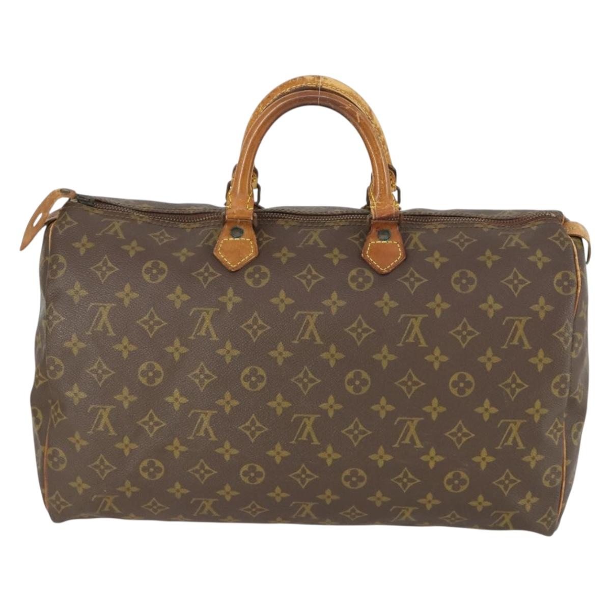 LOUIS VUITTON Monogram Speedy 40 Hand Bag Vintage M41522 LV Auth bs32519