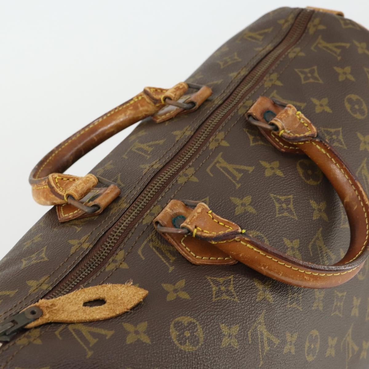 LOUIS VUITTON Monogram Speedy 40 Hand Bag Vintage M41522 LV Auth bs32519