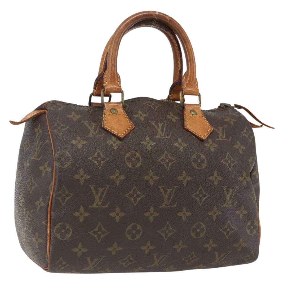 LOUIS VUITTON Monogram Speedy 25 Hand Bag Vintage M41528 LV Auth bs32521