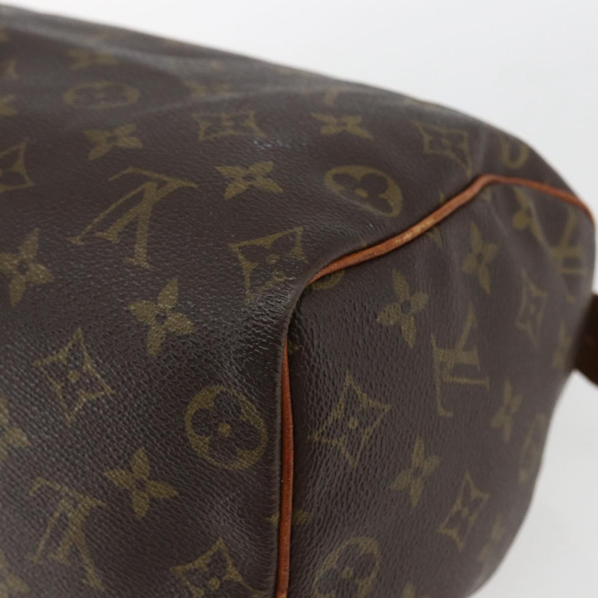 LOUIS VUITTON Monogram Speedy 25 Hand Bag Vintage M41528 LV Auth bs32521