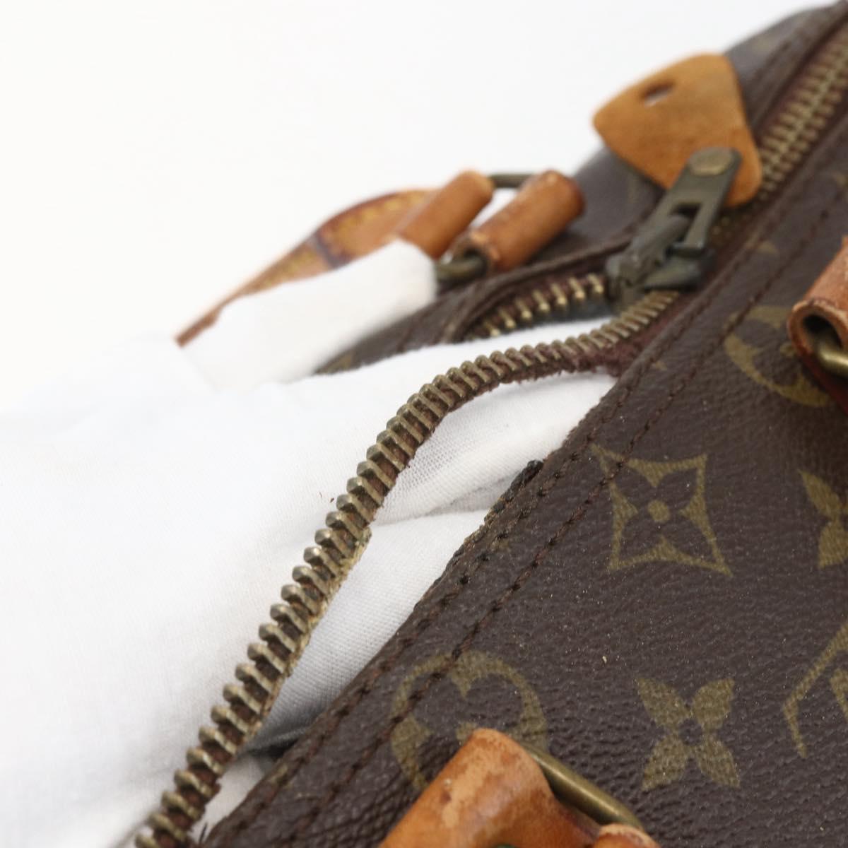 LOUIS VUITTON Monogram Speedy 25 Hand Bag Vintage M41528 LV Auth bs32521