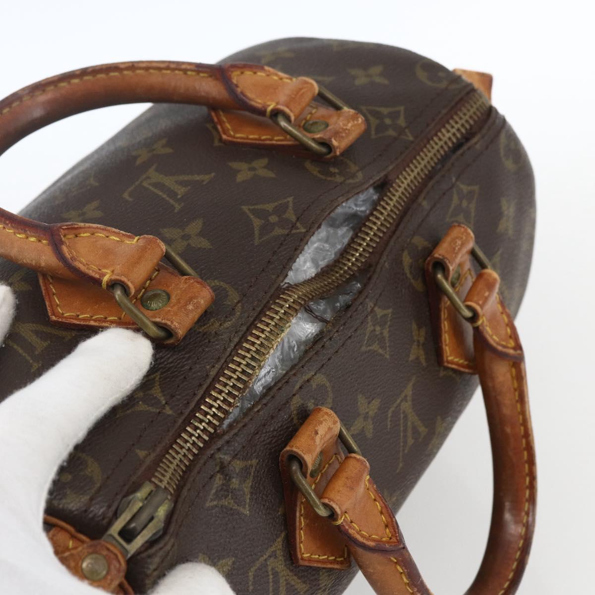 LOUIS VUITTON Monogram Speedy 25 Hand Bag Vintage M41528 LV Auth bs32521
