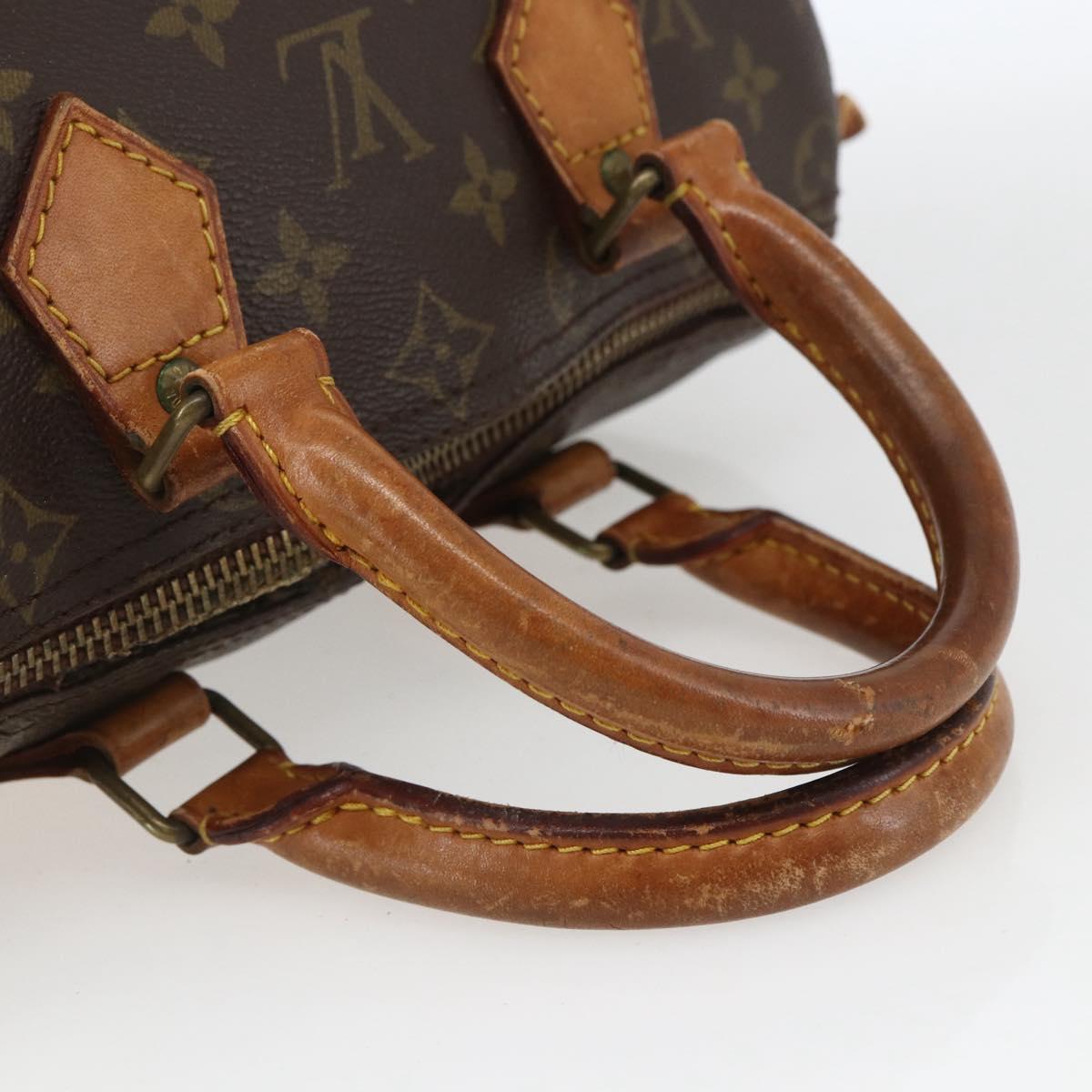 LOUIS VUITTON Monogram Speedy 25 Hand Bag Vintage M41528 LV Auth bs32521