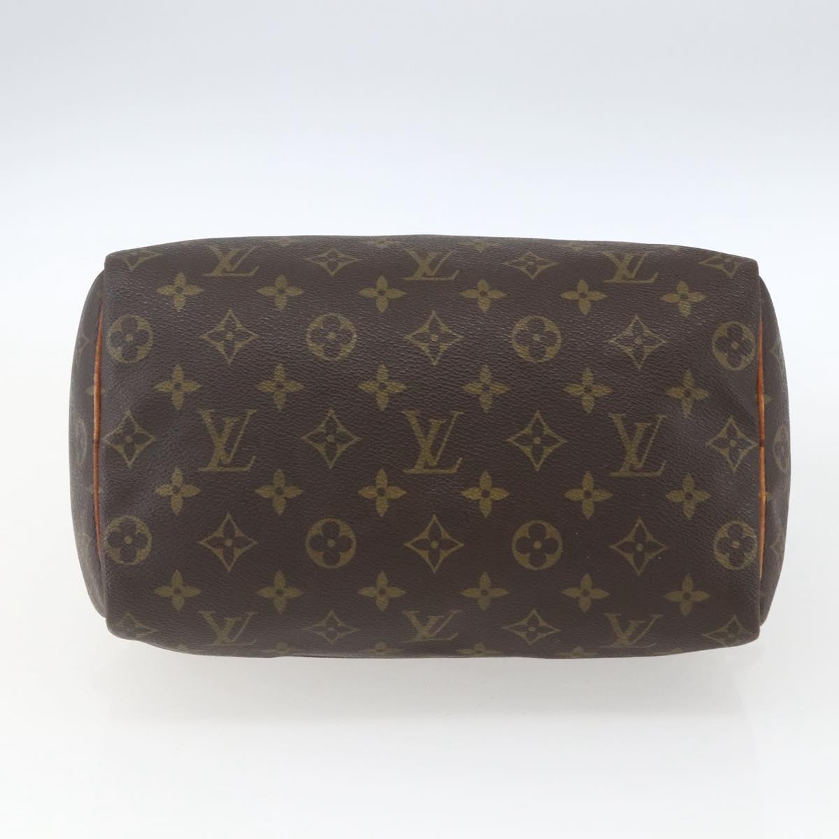 LOUIS VUITTON Monogram Speedy 25 Hand Bag Vintage M41528 LV Auth bs32521