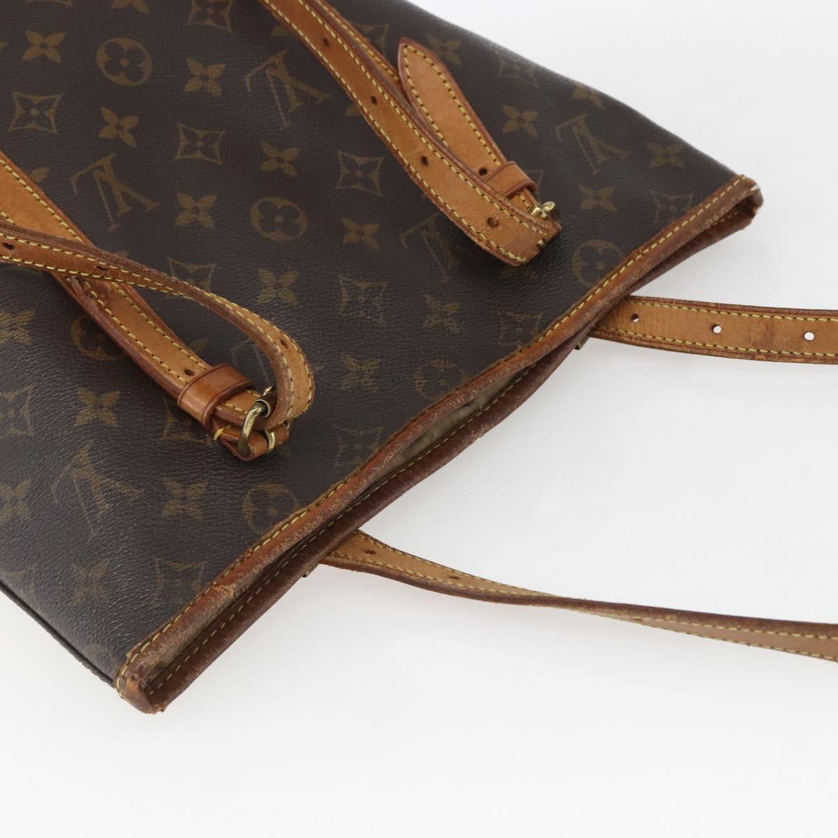 LOUIS VUITTON Monogram Bucket GM Shoulder Bag M42236 LV Auth bs32523