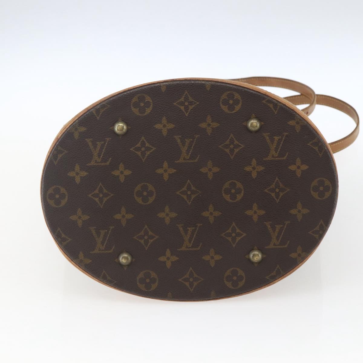 LOUIS VUITTON Monogram Bucket GM Shoulder Bag M42236 LV Auth bs32523