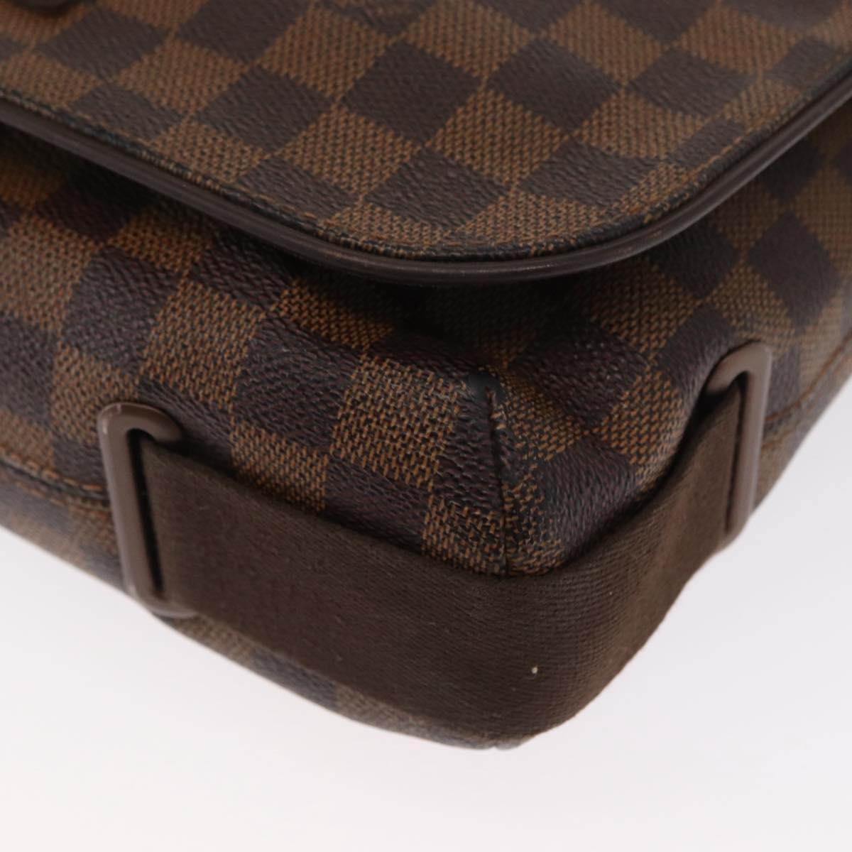 LOUIS VUITTON Damier Ebene Brooklyn MM Shoulder Bag N51211 LV Auth bs32525