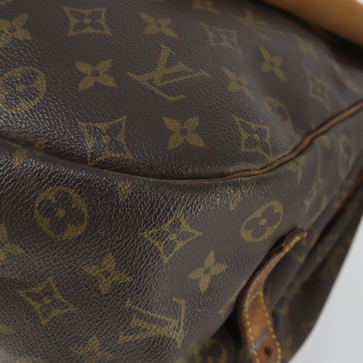 LOUIS VUITTON Monogram Saumur 35 Shoulder Bag M42254 LV Auth bs32527