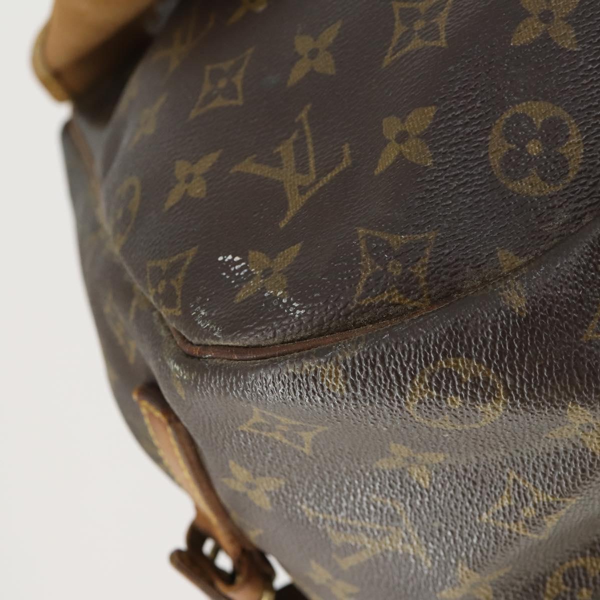 LOUIS VUITTON Monogram Saumur 35 Shoulder Bag M42254 LV Auth bs32527