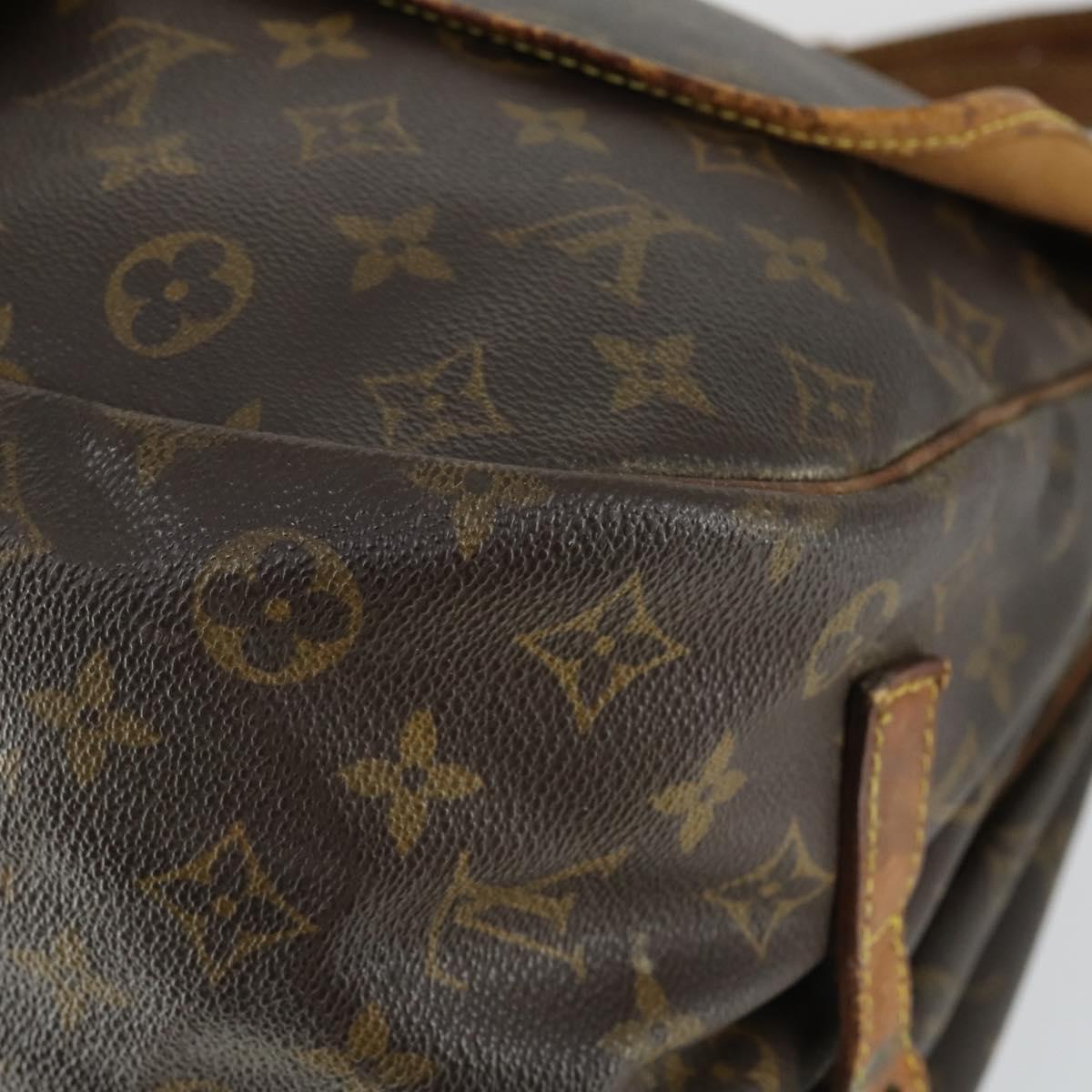 LOUIS VUITTON Monogram Saumur 35 Shoulder Bag M42254 LV Auth bs32527