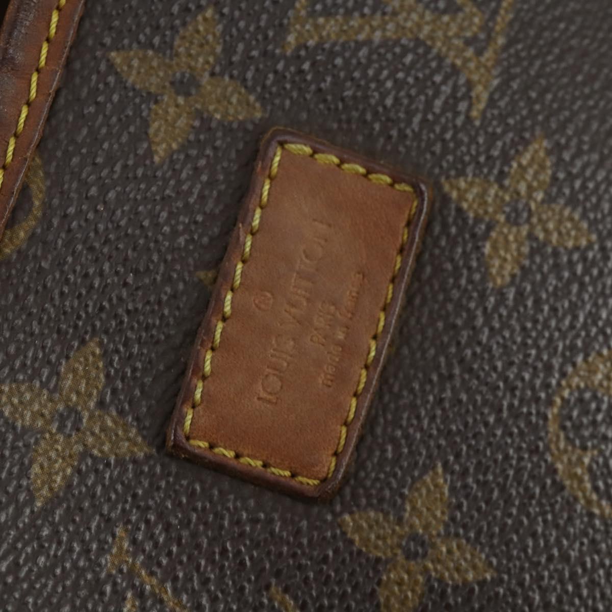 LOUIS VUITTON Monogram Saumur 35 Shoulder Bag M42254 LV Auth bs32527