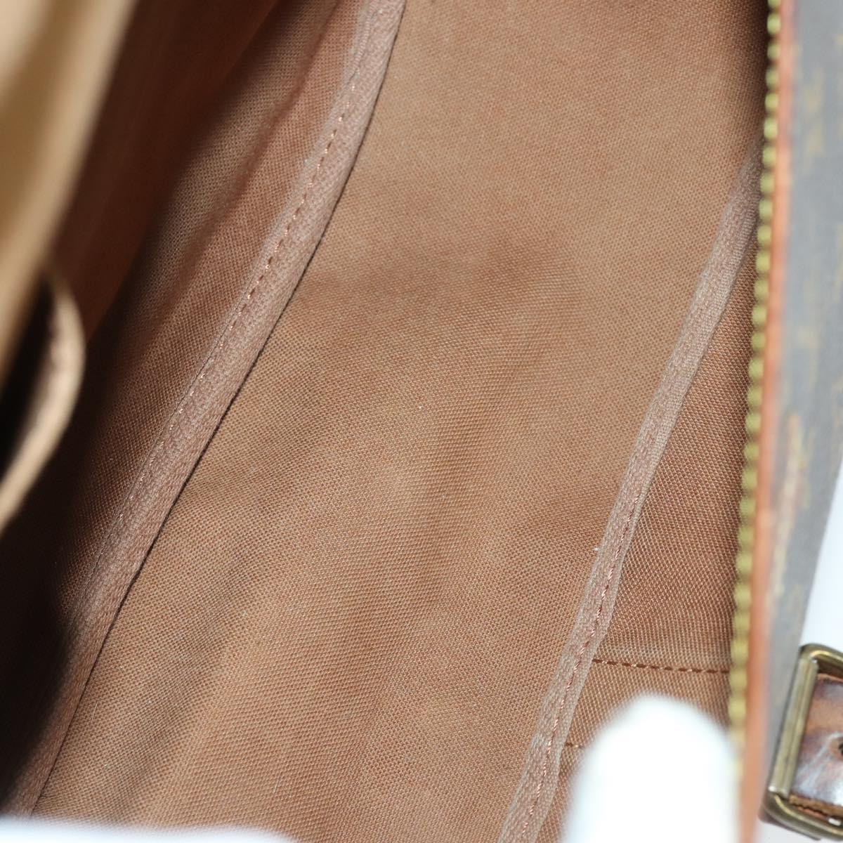 LOUIS VUITTON Monogram Saumur 35 Shoulder Bag M42254 LV Auth bs32527