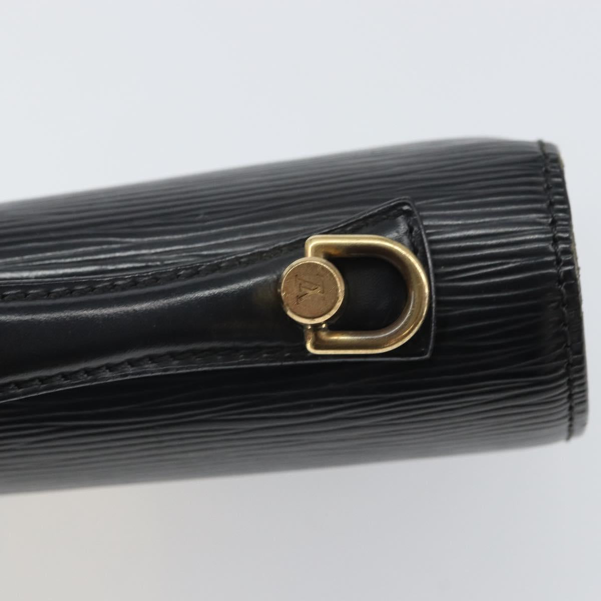 LOUIS VUITTON Epi Monceau 28 Hand Bag Black M52122 LV Auth bs32535