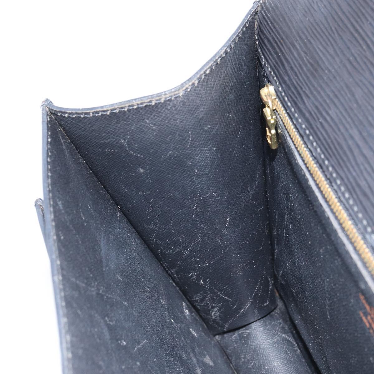 LOUIS VUITTON Epi Monceau 28 Hand Bag Black M52122 LV Auth bs32535