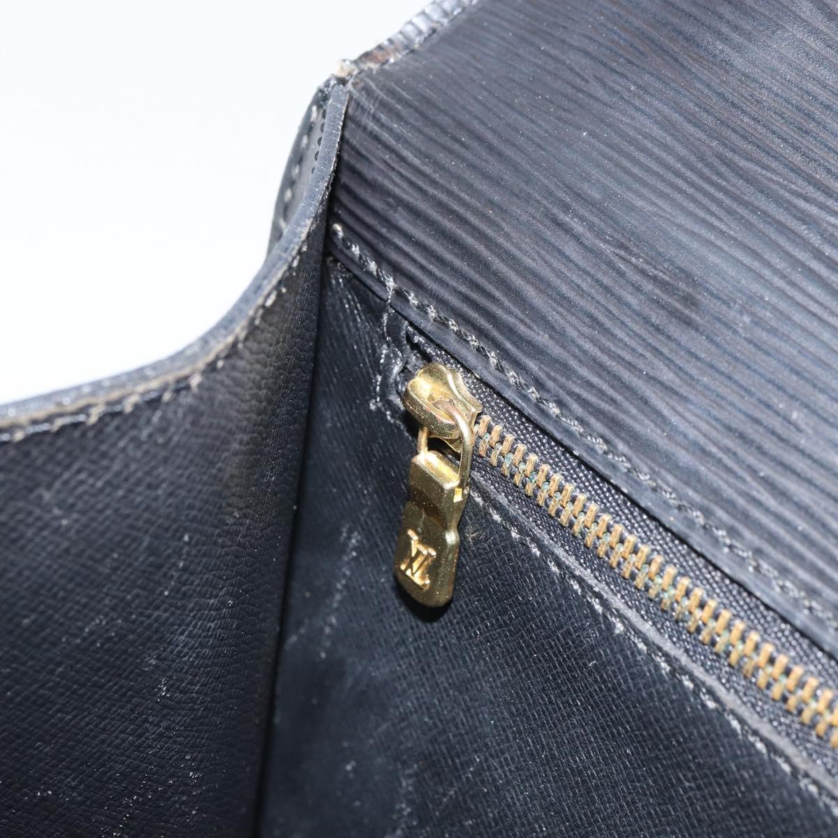 LOUIS VUITTON Epi Monceau 28 Hand Bag Black M52122 LV Auth bs32535
