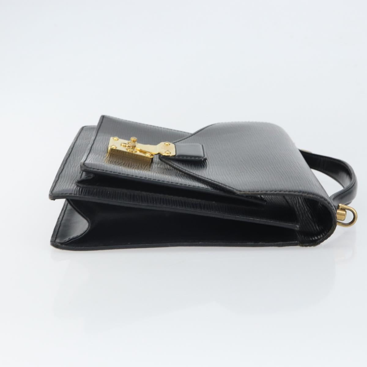 LOUIS VUITTON Epi Monceau 28 Hand Bag Black M52122 LV Auth bs32535