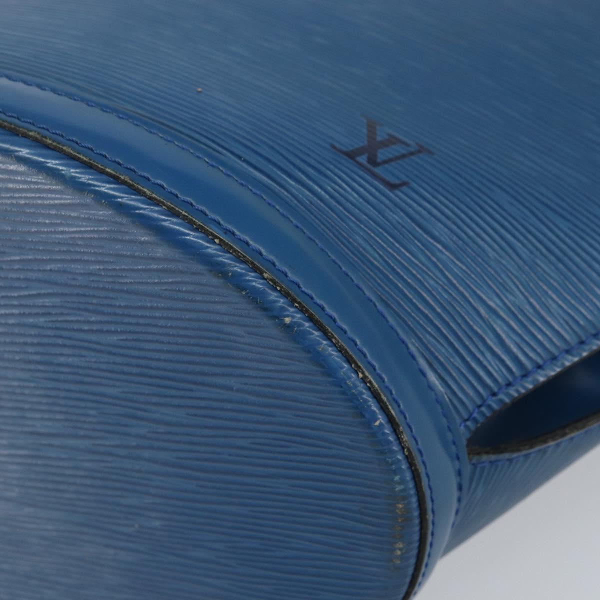 LOUIS VUITTON Epi Saint Jacques Shopping Shoulder Bag Blue M52275 Auth bs32538