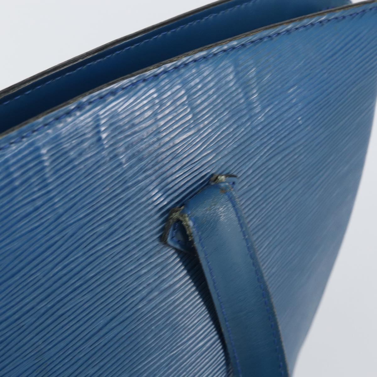 LOUIS VUITTON Epi Saint Jacques Shopping Shoulder Bag Blue M52275 Auth bs32538