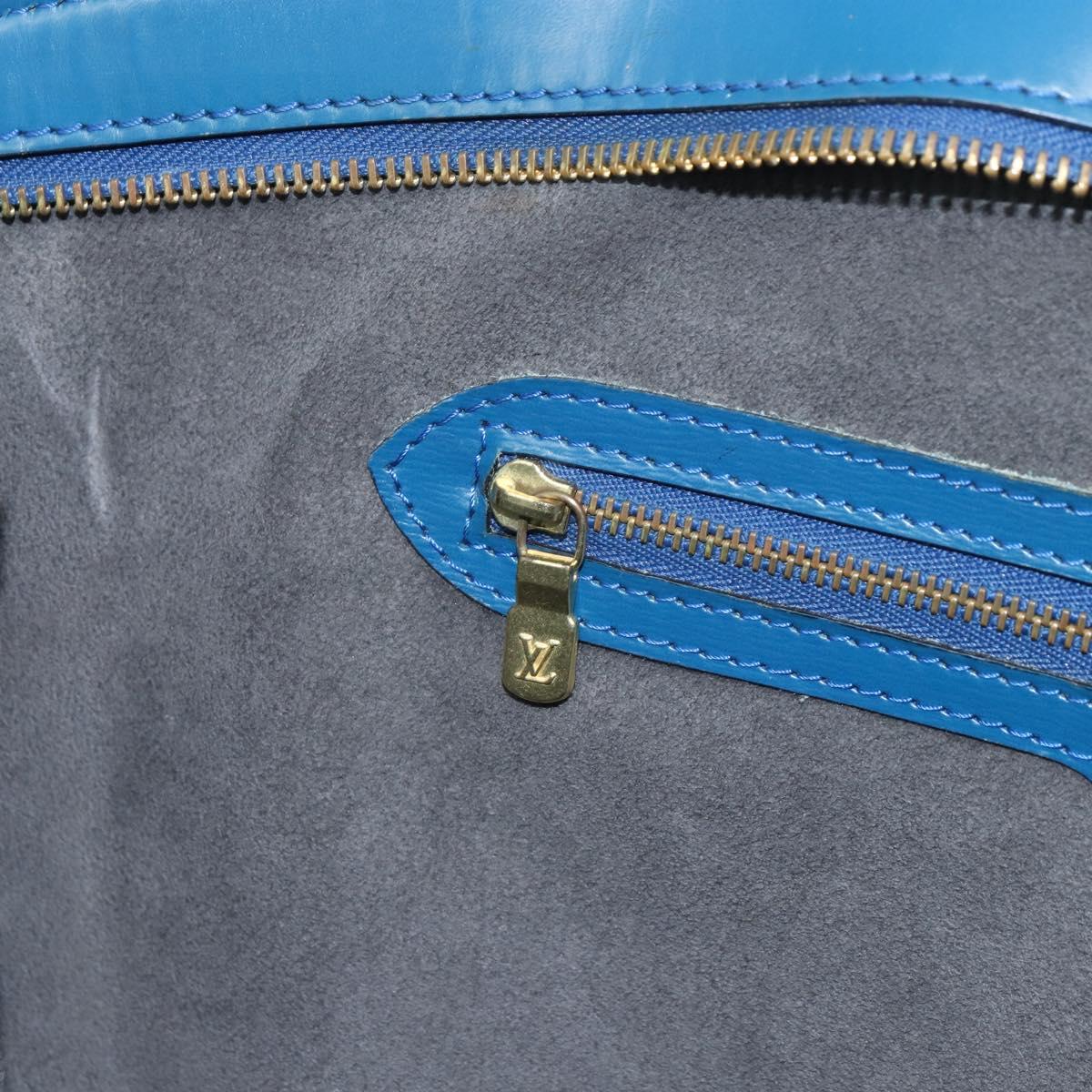 LOUIS VUITTON Epi Saint Jacques Shopping Shoulder Bag Blue M52275 Auth bs32538