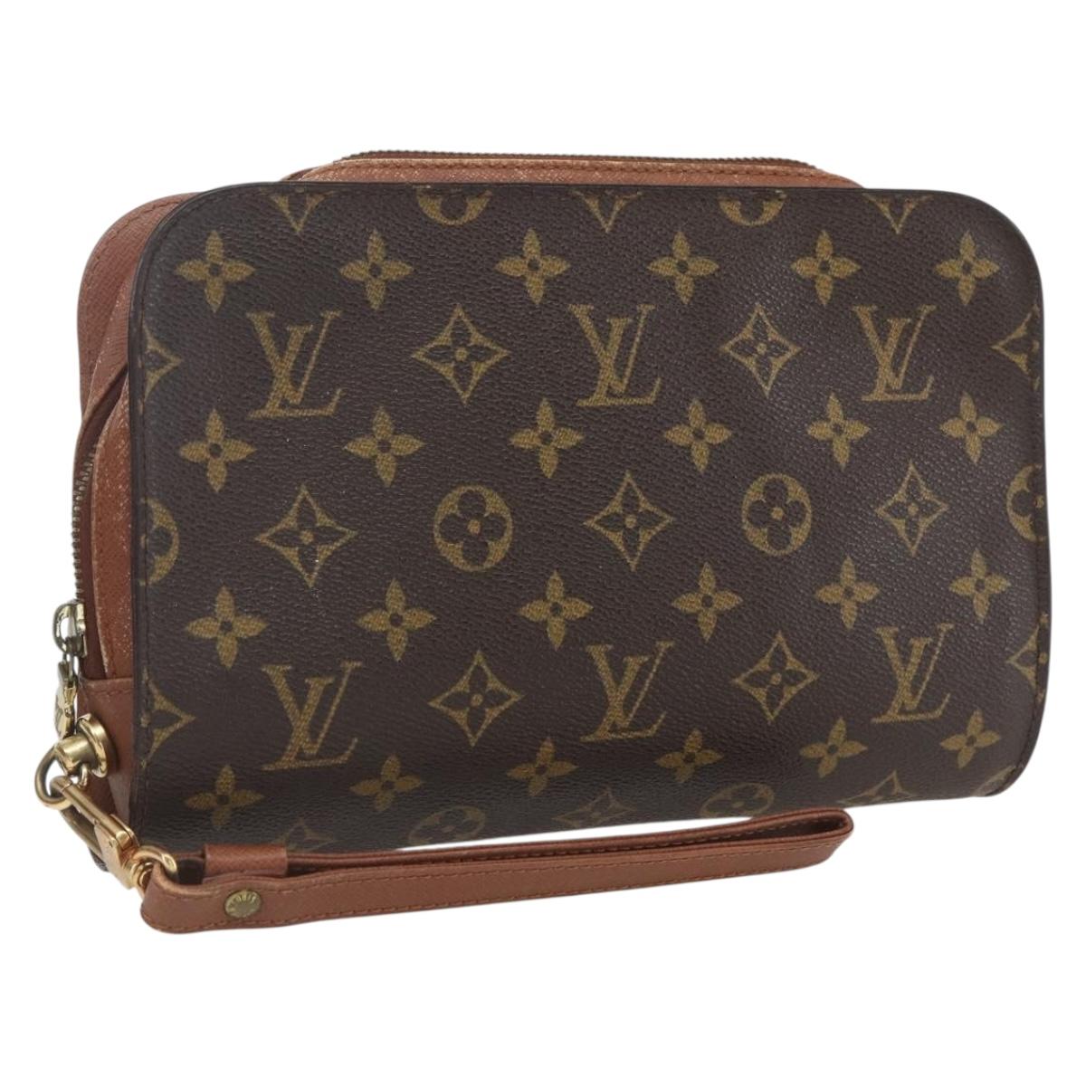 LOUIS VUITTON Monogram Orsay Clutch Bag M51790 LV Auth bs32544