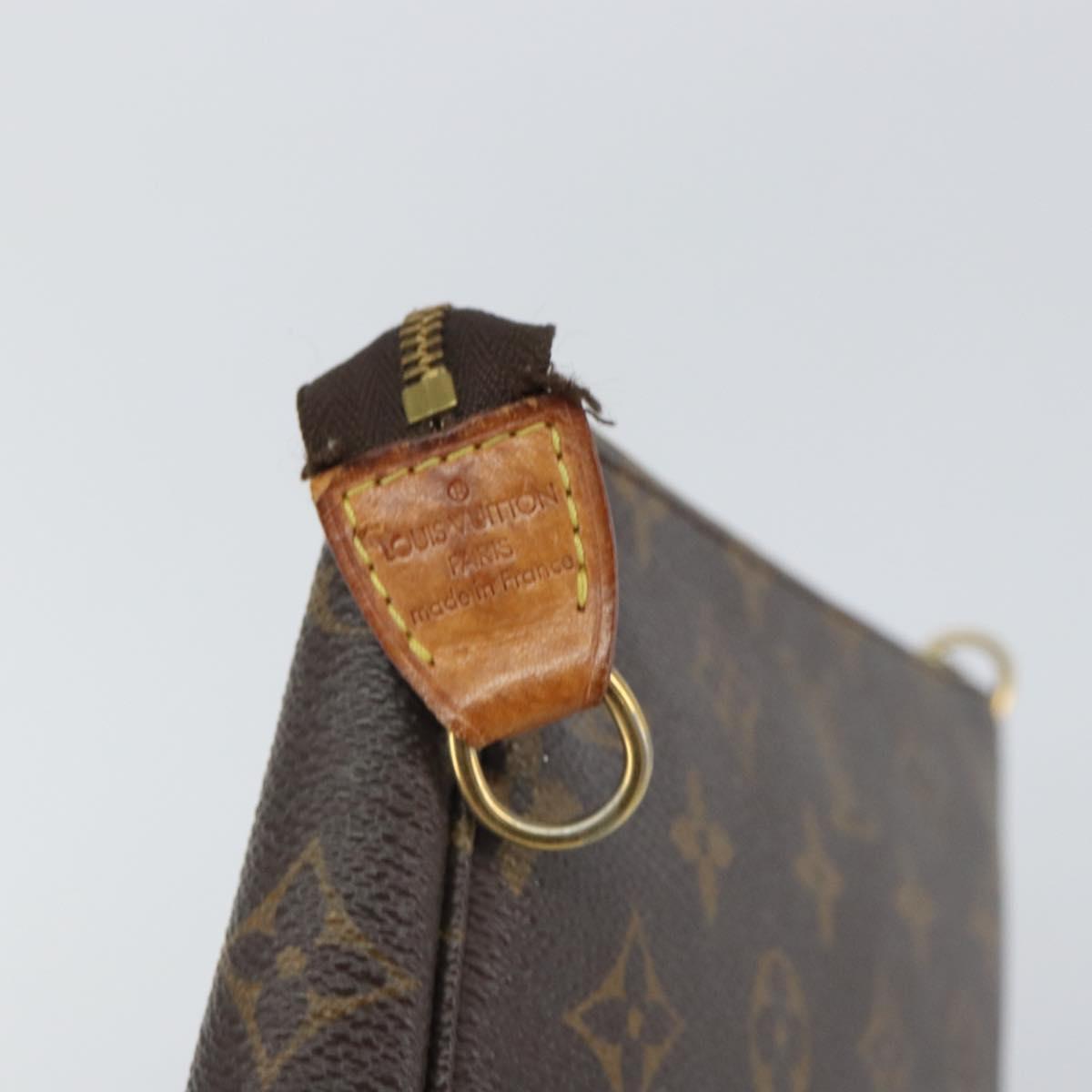 LOUIS VUITTON Monogram Pochette Accessoires Pouch M51980 LV Auth bs32545