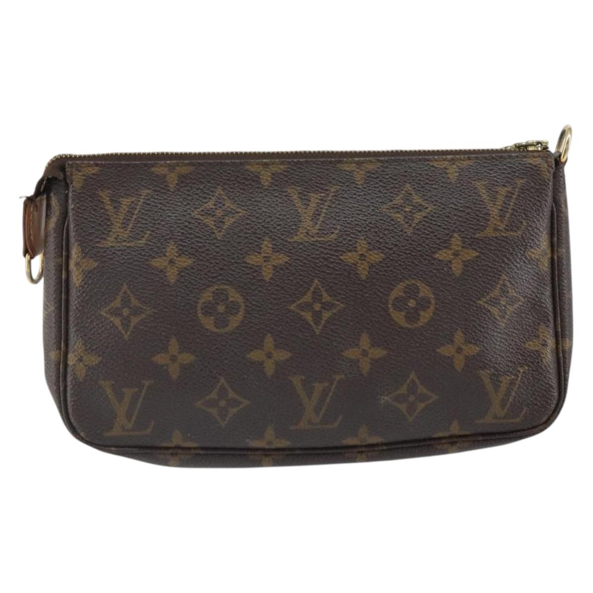 LOUIS VUITTON Monogram Pochette Accessoires Pouch M51980 LV Auth bs32545