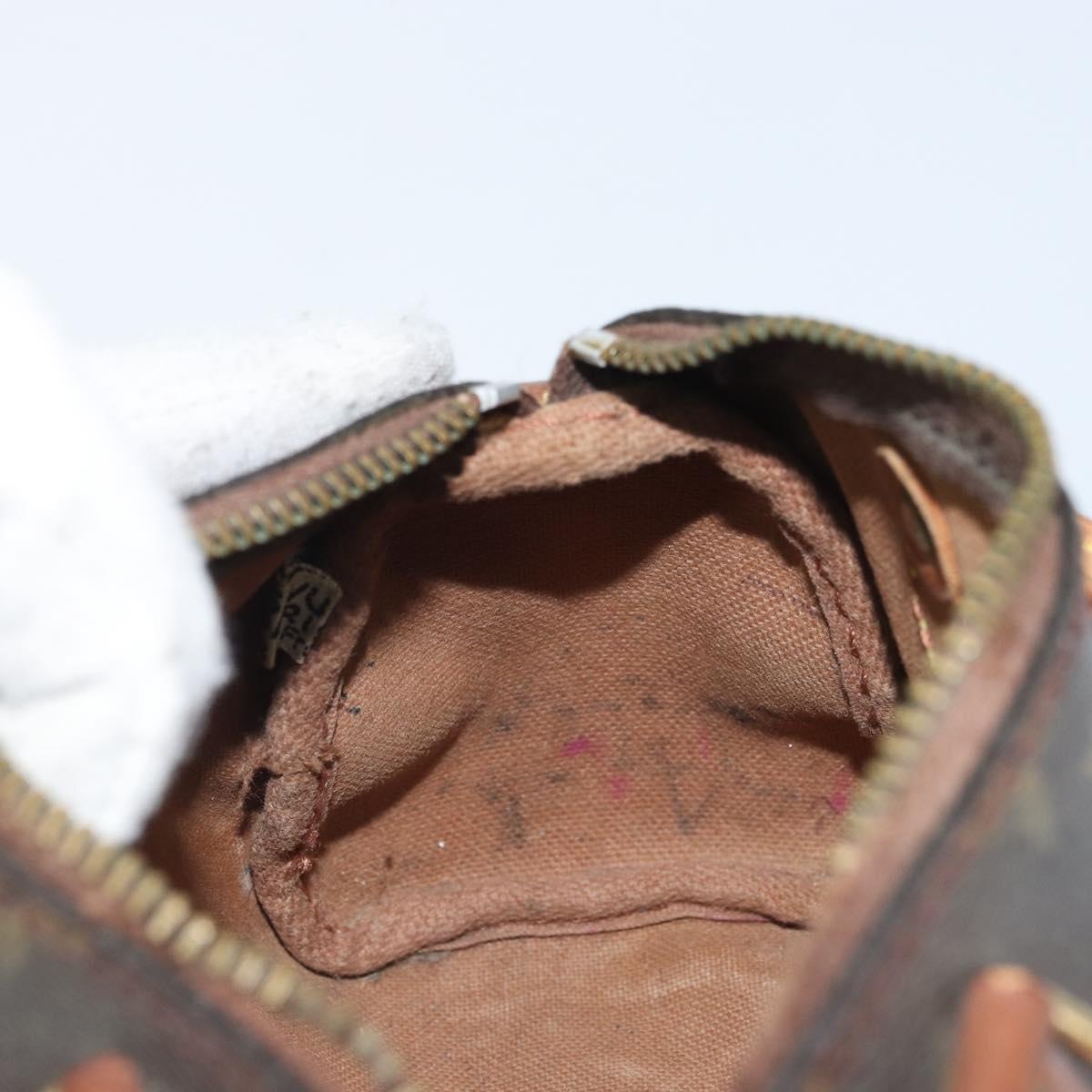 LOUIS VUITTON Monogram Mini Speedy Hand Bag M41534 LV Auth bs32546